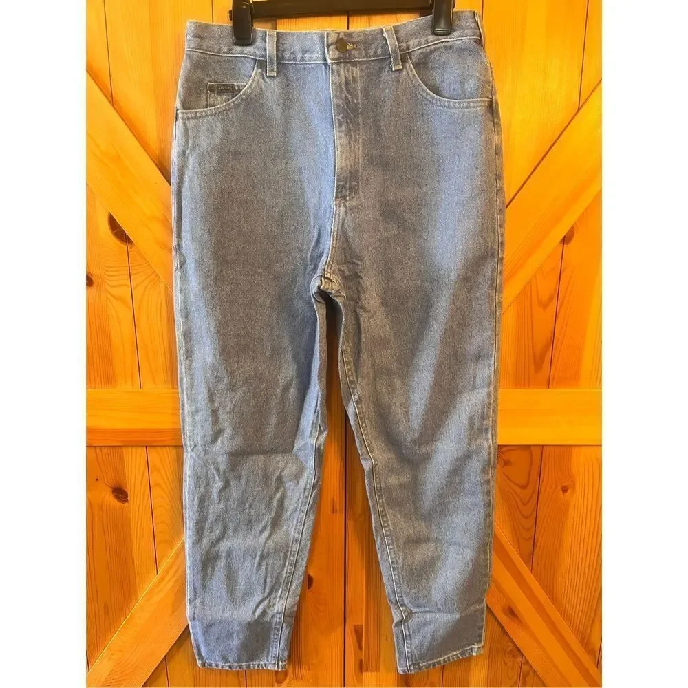 VTG Denim Riders Women's 14 Med High Waist Blue Mom Jeans (1299)